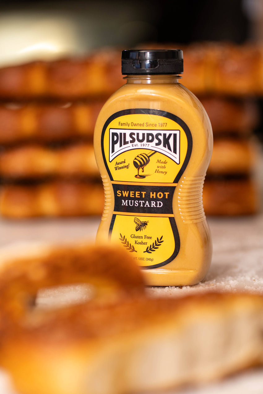 Sweet Hot Mustard with Honey 6/12 oz squeeze