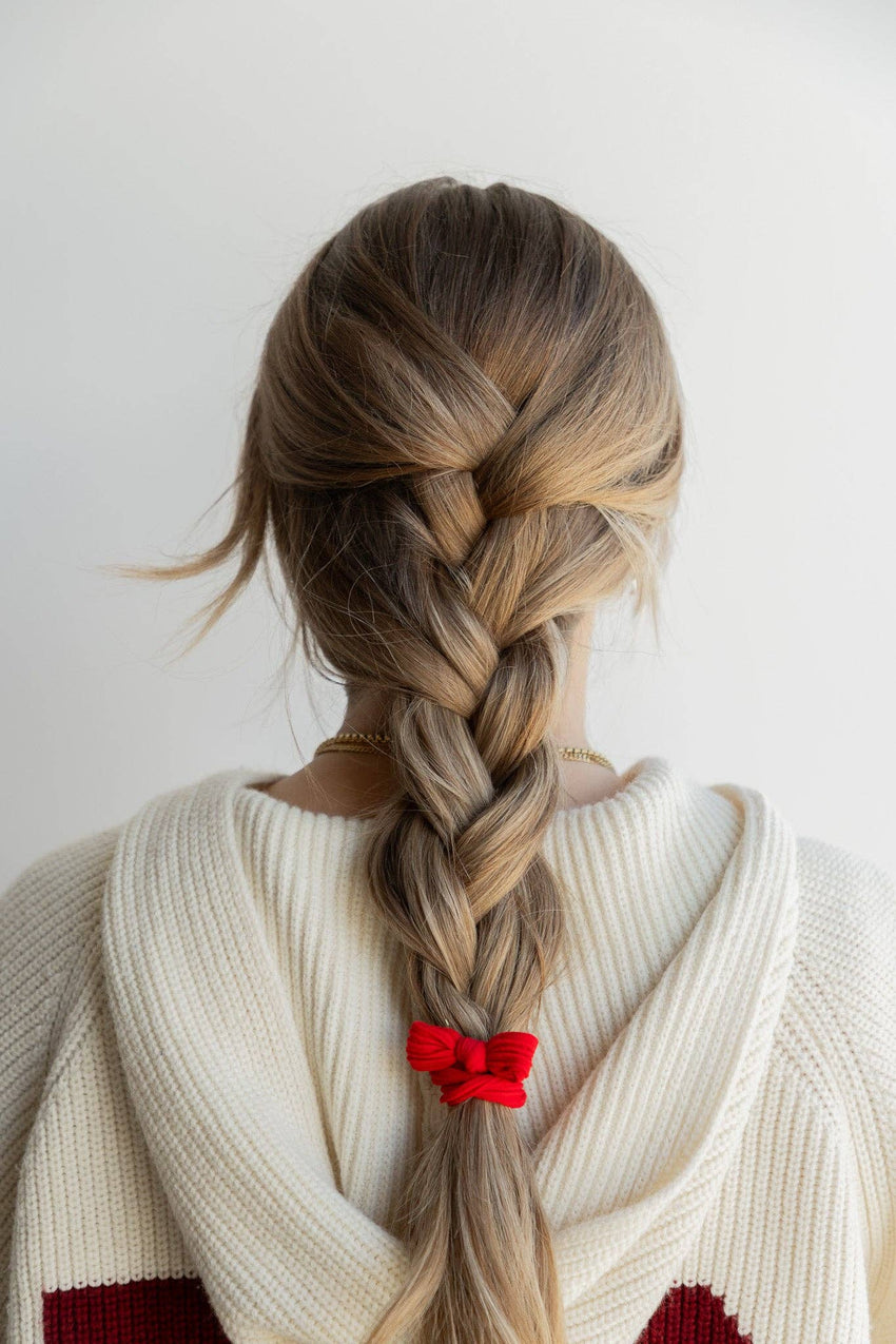 KAXI Bow Hair Ties — No-Damage Nylon Hair Ties