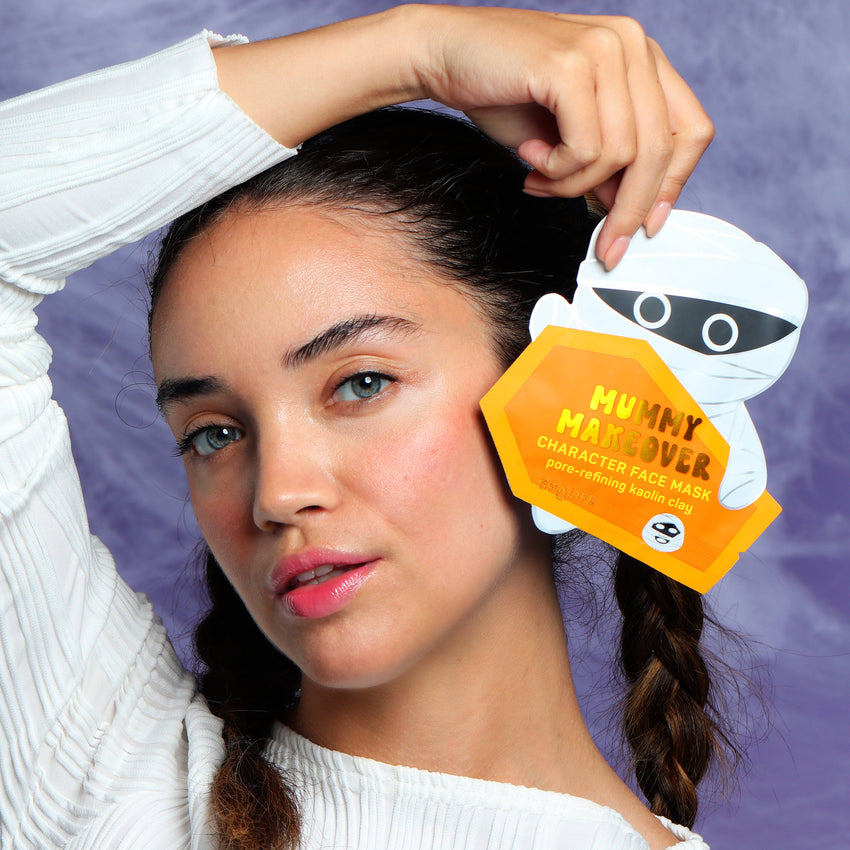 Boo Basket Gift | Halloween Korean Face Mask Mummy Makeover