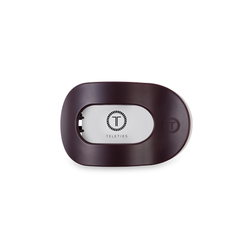 Round Flat Hair Clip | Small | Burgundy Bliss