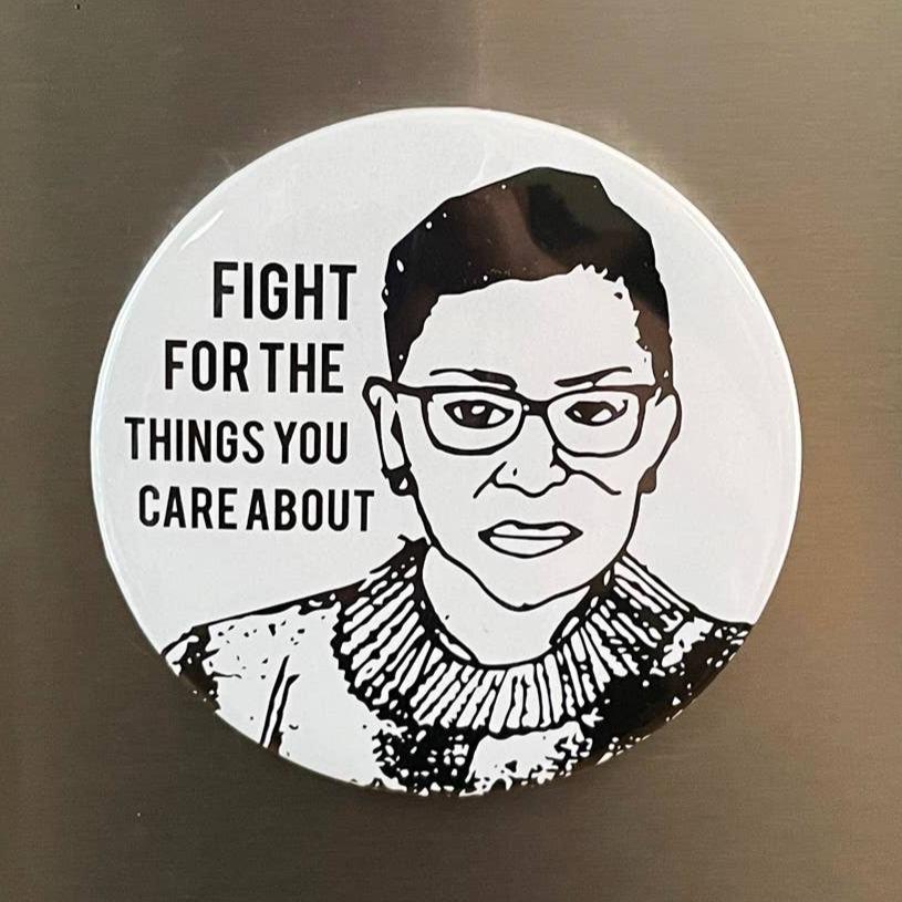 Steel Petal Press - Ruth RBG Magnet