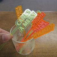 Bravo Summer House Inspired Drink Stir Sticks