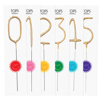 Sparkler Birthday Candles - Fun Number and Star Candles!