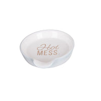 Hot Mess Ceramic Spoon Rest