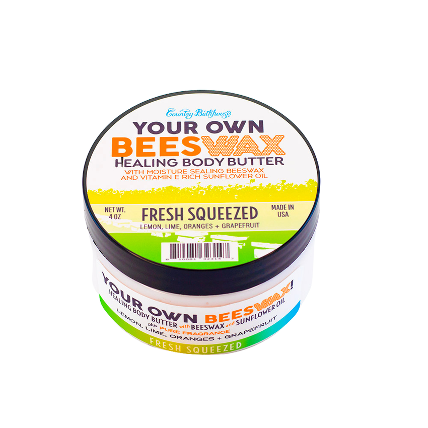 SALE! Country Bathhouse Wholesale - Your Own Beeswax Body Butter - Fresh Squeezed