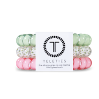 TELETIES - Palm Breeze - Large Coil Hair Ties