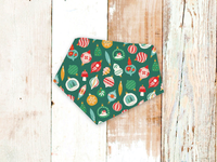 SALE! Holiday Ornaments Dog Bandana (Christmas, Xmas, Winter)