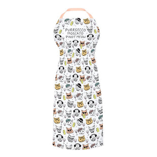 SALE! Funny Purrsecco Cat Apron