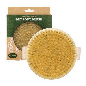 SALE! Ecopro Natural Wood Dry Body Brush