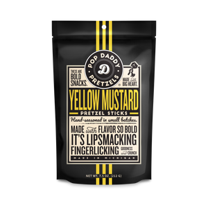Yellow Mustard Seasoned Pretzels 7.5oz