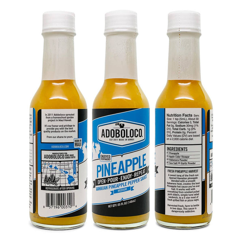 Adoboloco - PINEAPPLE HABANERO - MED - Case of 12