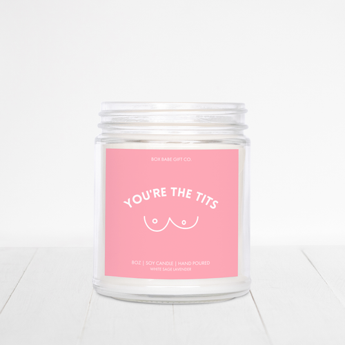 You're The Tits Candle