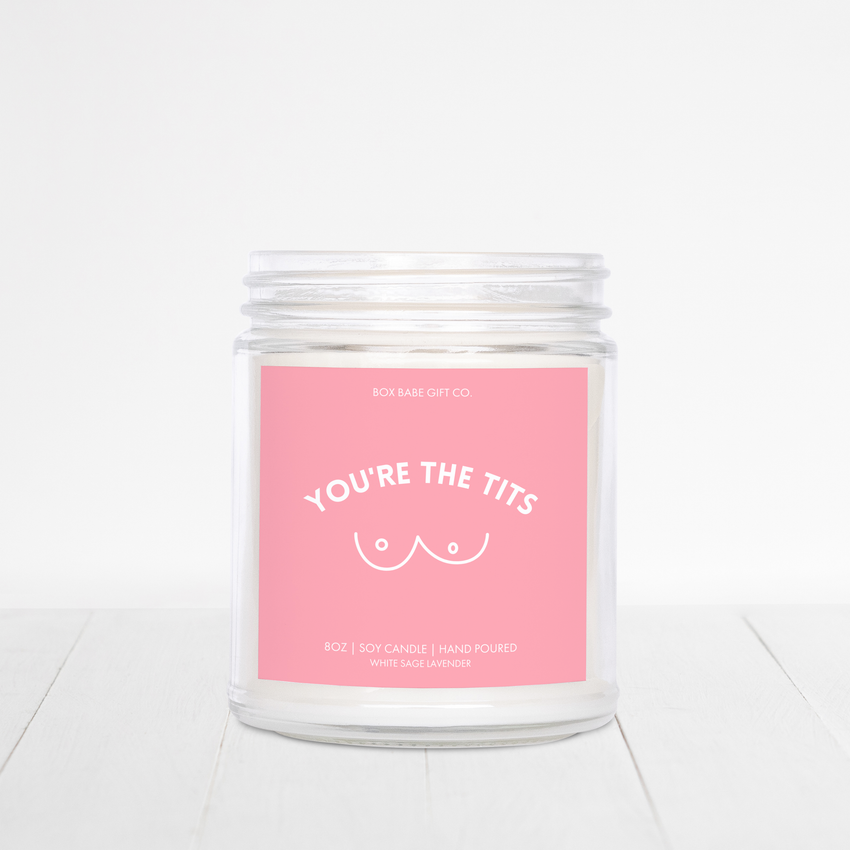 You're The Tits Candle