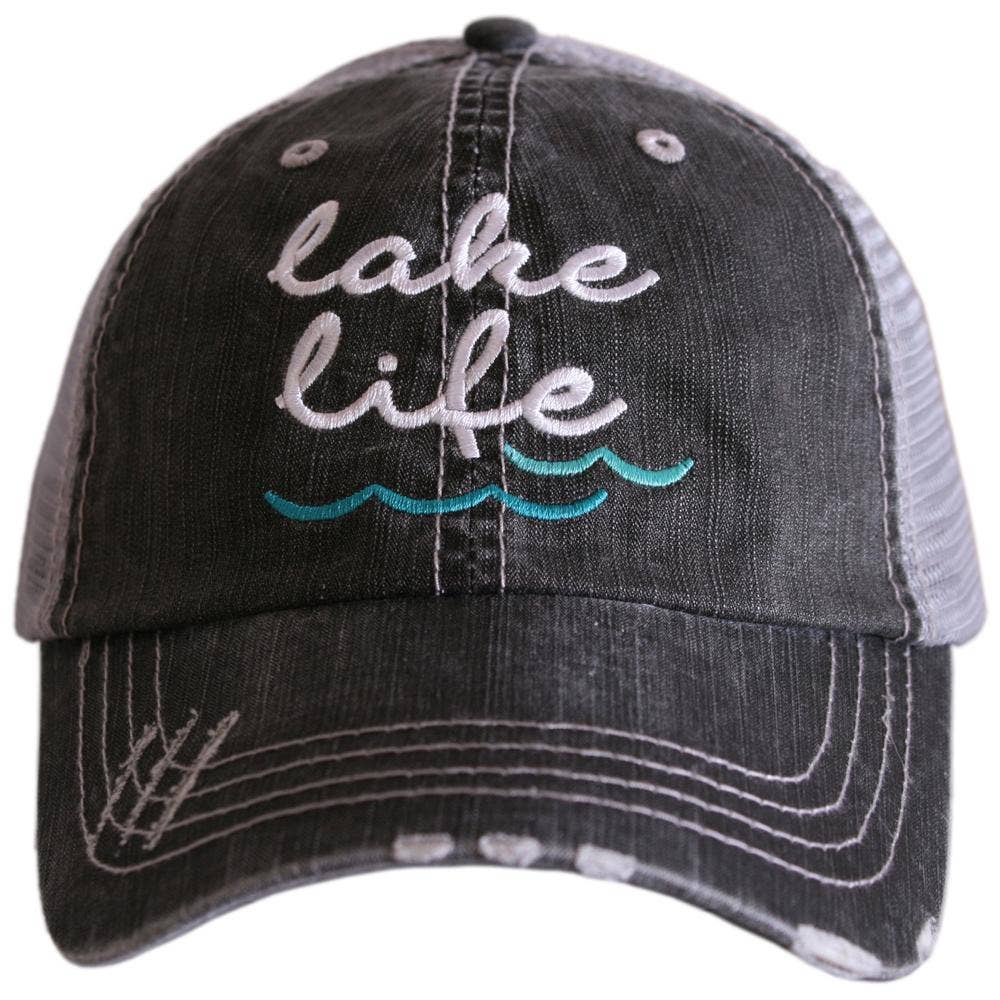 Lake Life Waves Women's Trucker Hats