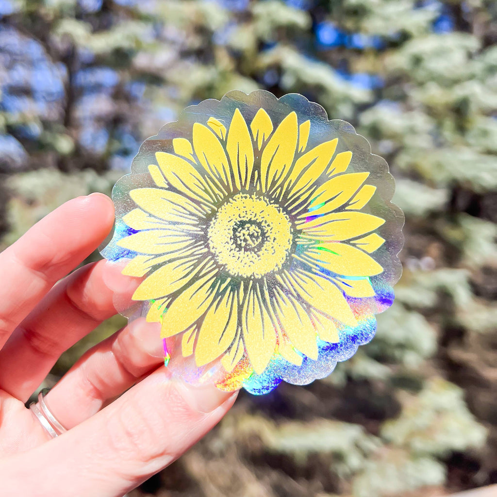 Sunflower Suncatcher Sticker
