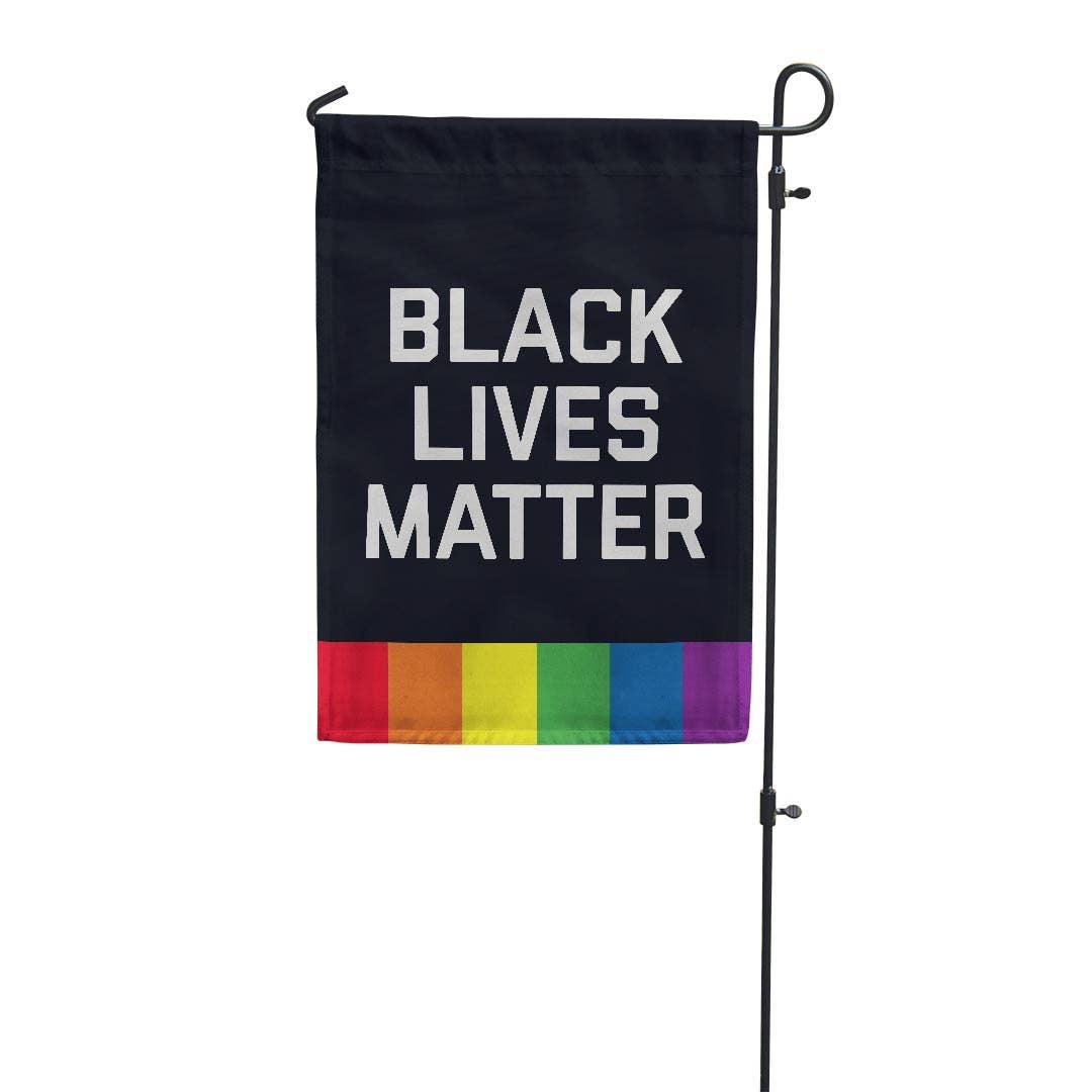Flags For Good - Black Lives Matter Pride Garden Flag