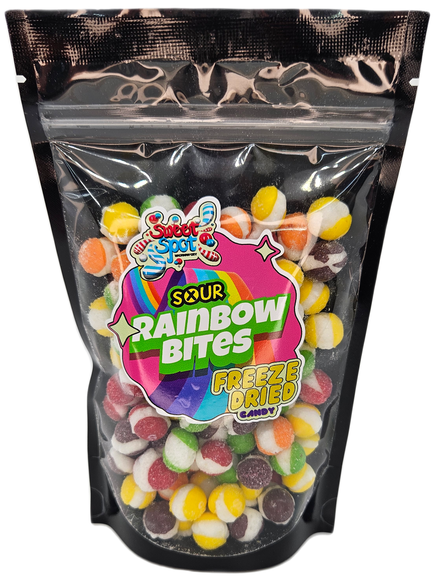 Freeze Dried Skittles Sour -5.2oz- Made in Michigan!