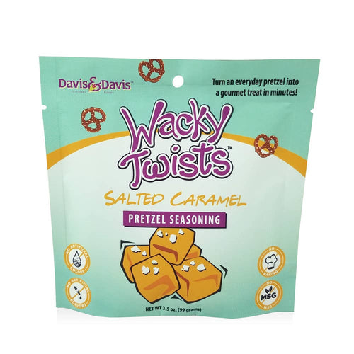 Salted Caramel Wacky Twists - Pretzel Seasoning