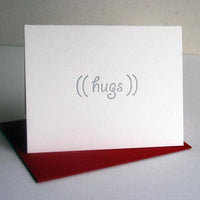 Hugs Letterpress Card