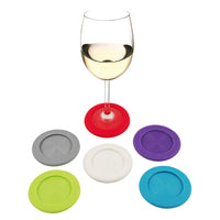 Slip-On: Silicone Coaster Charms - Set of 6