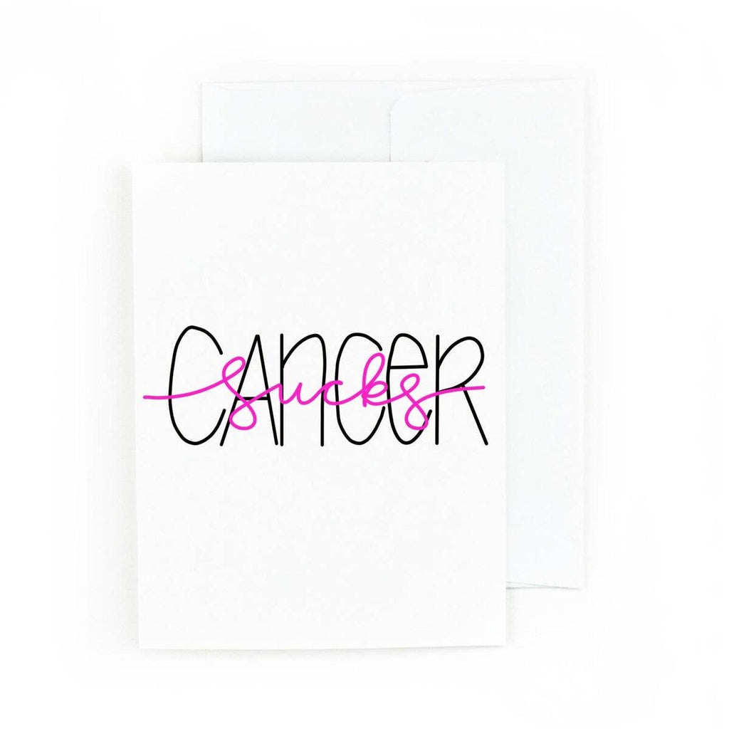 Sympathy Greeting Card - Cancer Sucks