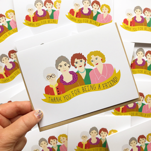 Thank You For Being a Friend - Golden Girls Greeting Card