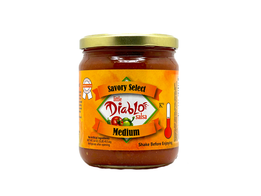 Savory Select Salsa (heat level: medium) - Made in Michigan!