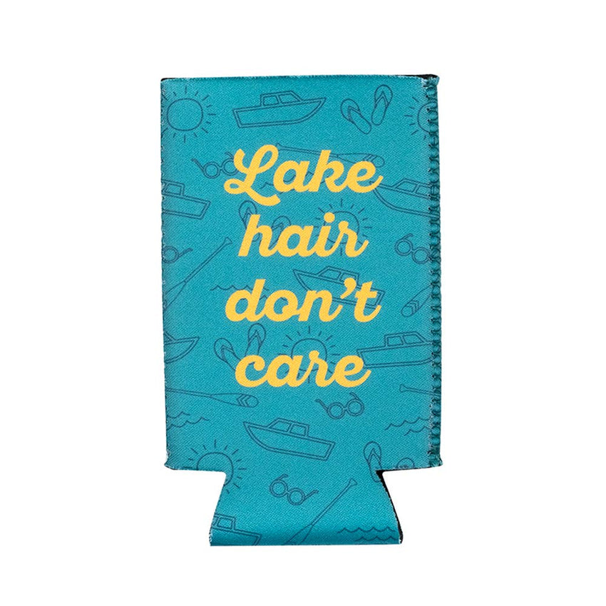 Lake Hair Slim Koozie
