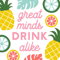 Great Minds Drink Alike - 20ct Cocktail Napkin Set