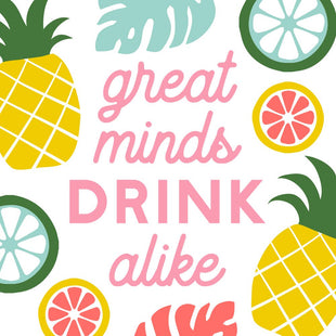 Great Minds Drink Alike - 20ct Cocktail Napkin Set