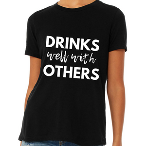 SALE! LIMITED SIZES LEFT - InBooze Drinks Well With Others T-shirt