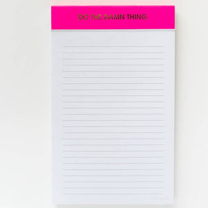 Do the Damn Thing Notepad - Fun notepad - stationary