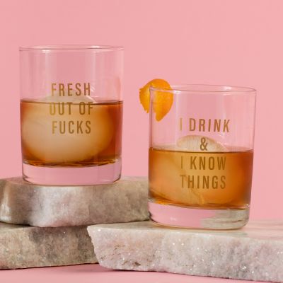 I Drink and I Know Things - GOT inspired rocks glass