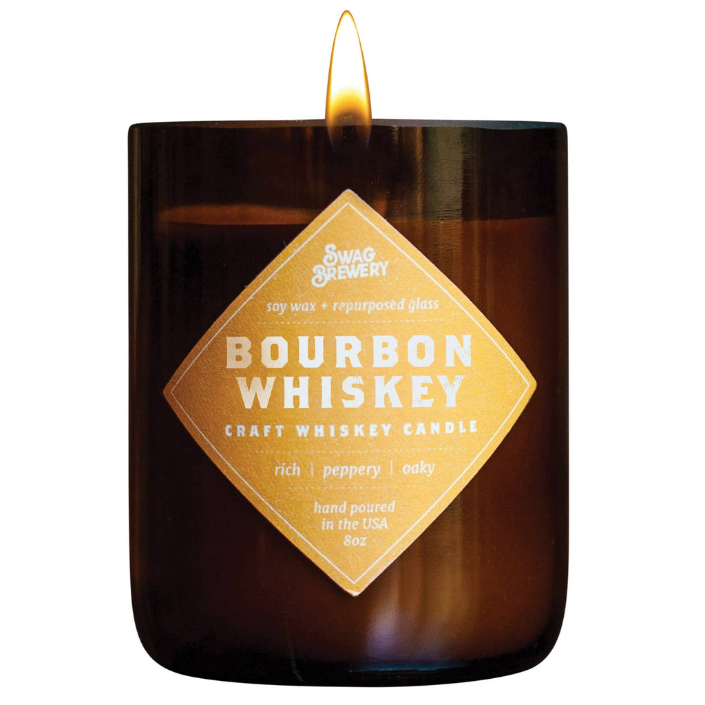 SALE! Bourbon Whiskey Brew Candle - Makes a great housewarming gift!