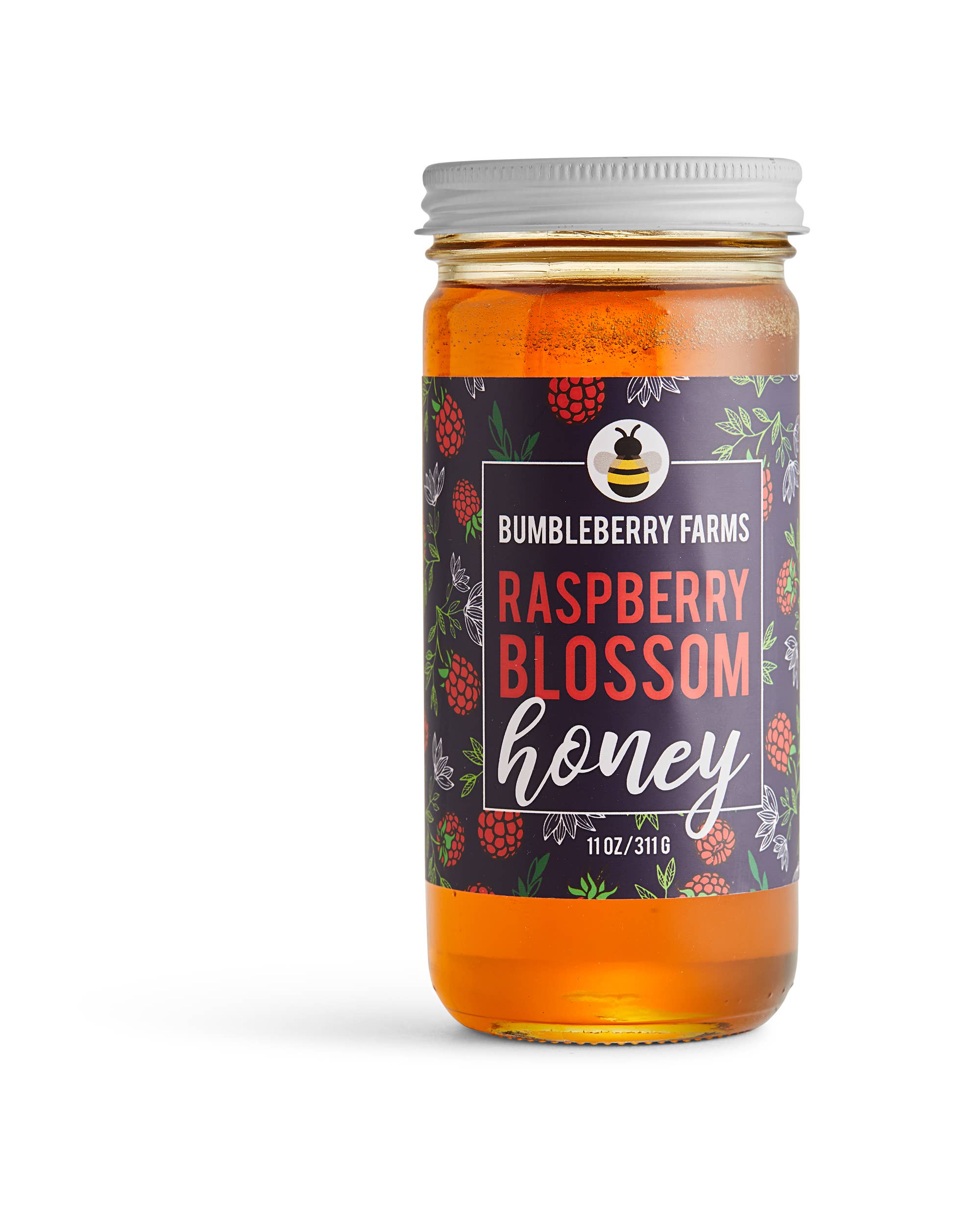 SALE! Bumbleberry Farms - Pure Raspberry Blossom Honey - 11OZ