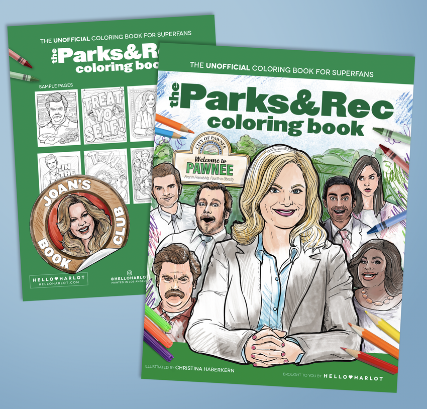 SALE! Parks and Rec Coloring Book