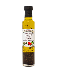 SALE! Extra Virgin Olive Oil With Garlic, Basil & Balsamic - Made in Michigan!
