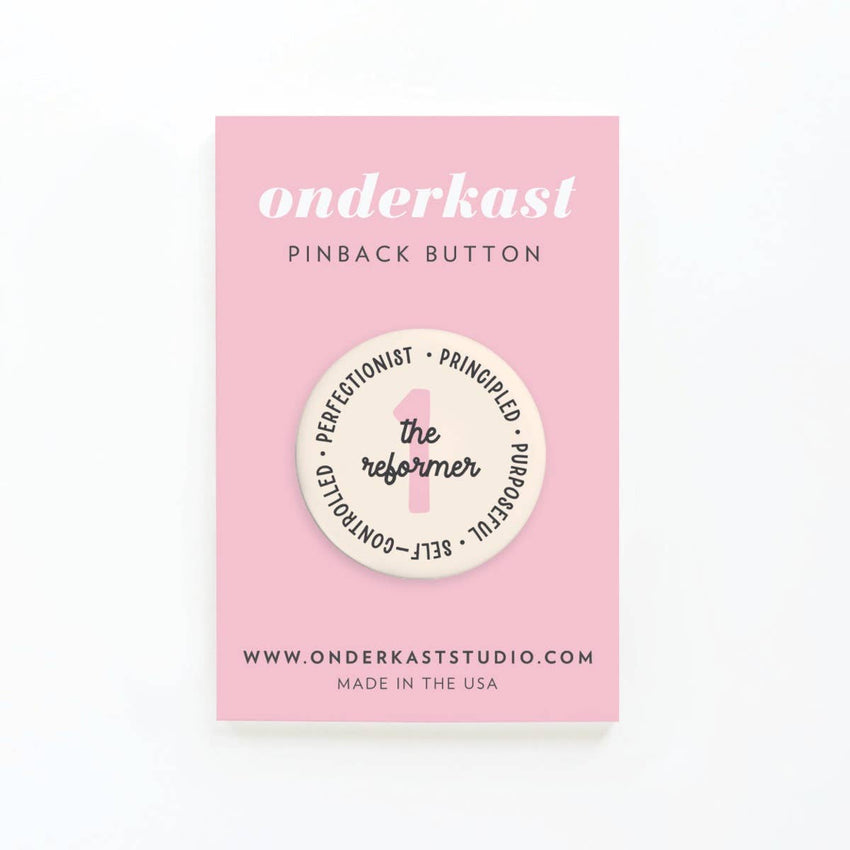 Enneagram Pinback Button – Choose your number!