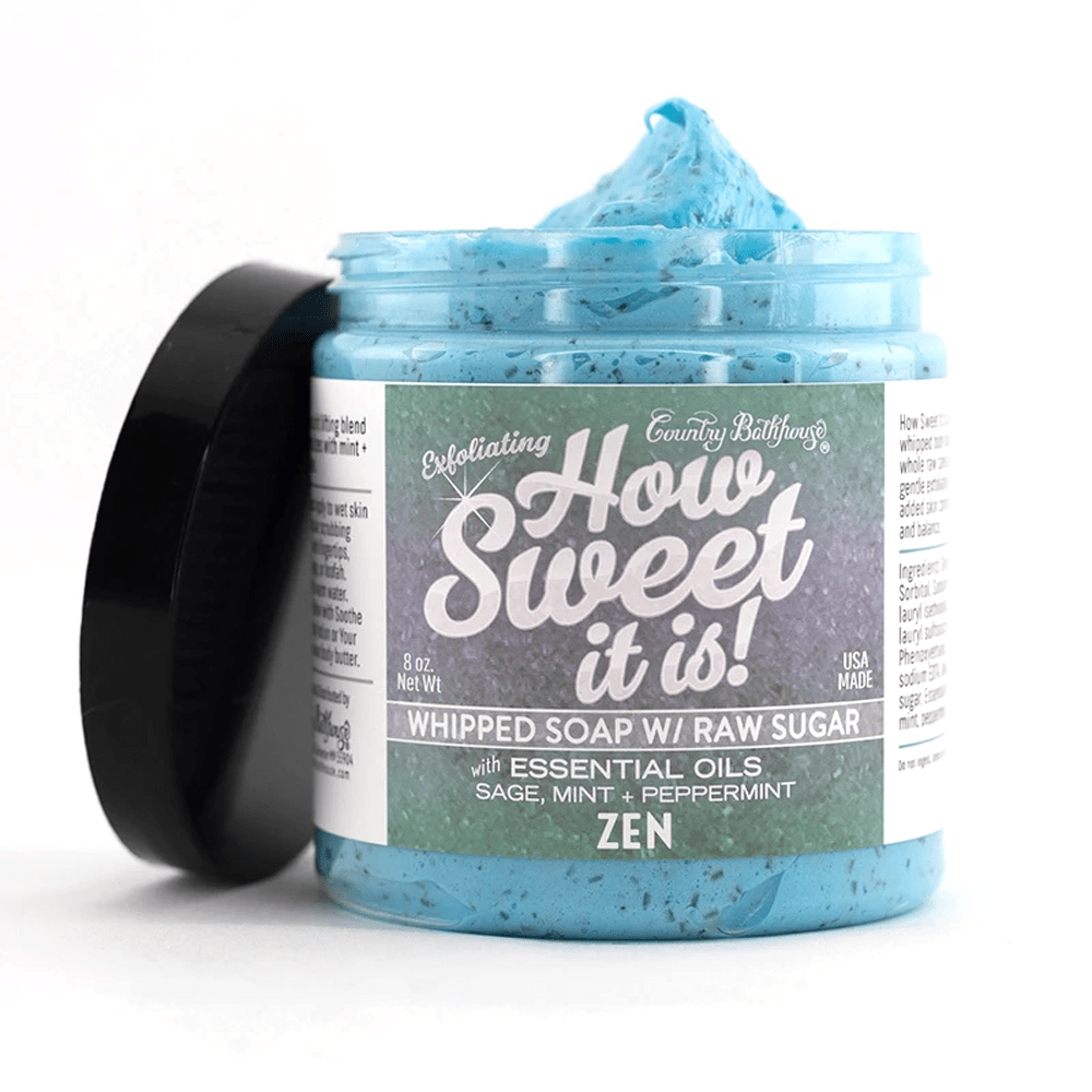 SALE! - How Sweet It Is Whipped Soap with Raw Sugar - Zen