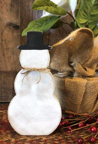 Holiday Winter Snowman Shelf Sitter