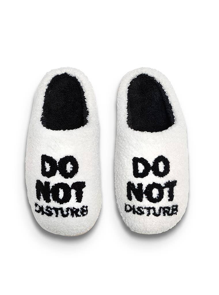 Do Not Disturb Fuzzy Slippers
