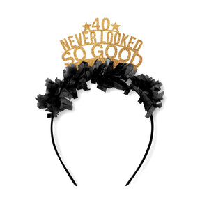60th Birthday Party Headband for Adults