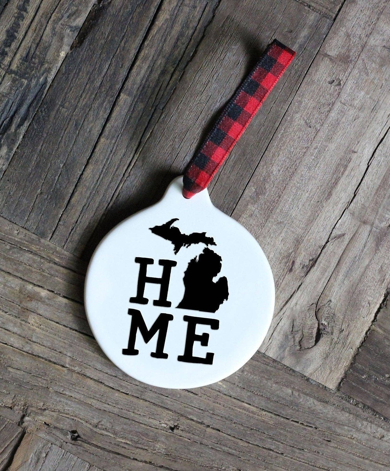 Michigan Home Ornament - Great housewarming gift!