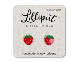 Strawberry Earring Studs