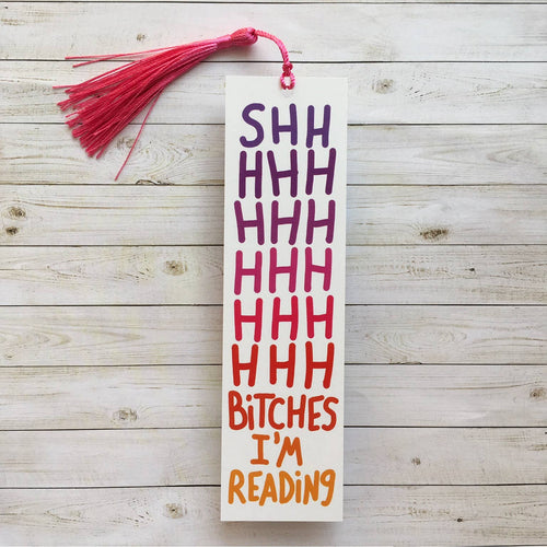 Shhhhhhhh I'm Reading,  Bookmark, Funny Bookmark, book store