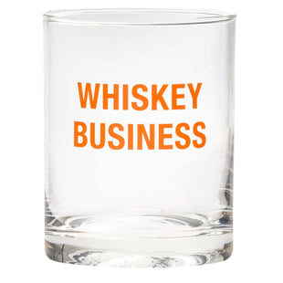 Whiskey Business Round Rocks Glass