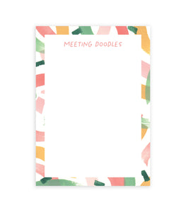 Meeting Doodles Notepad |  Funny Desk Notepad
