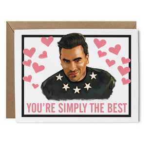 David Simply the Best - Schitt's Creek Greeting Card