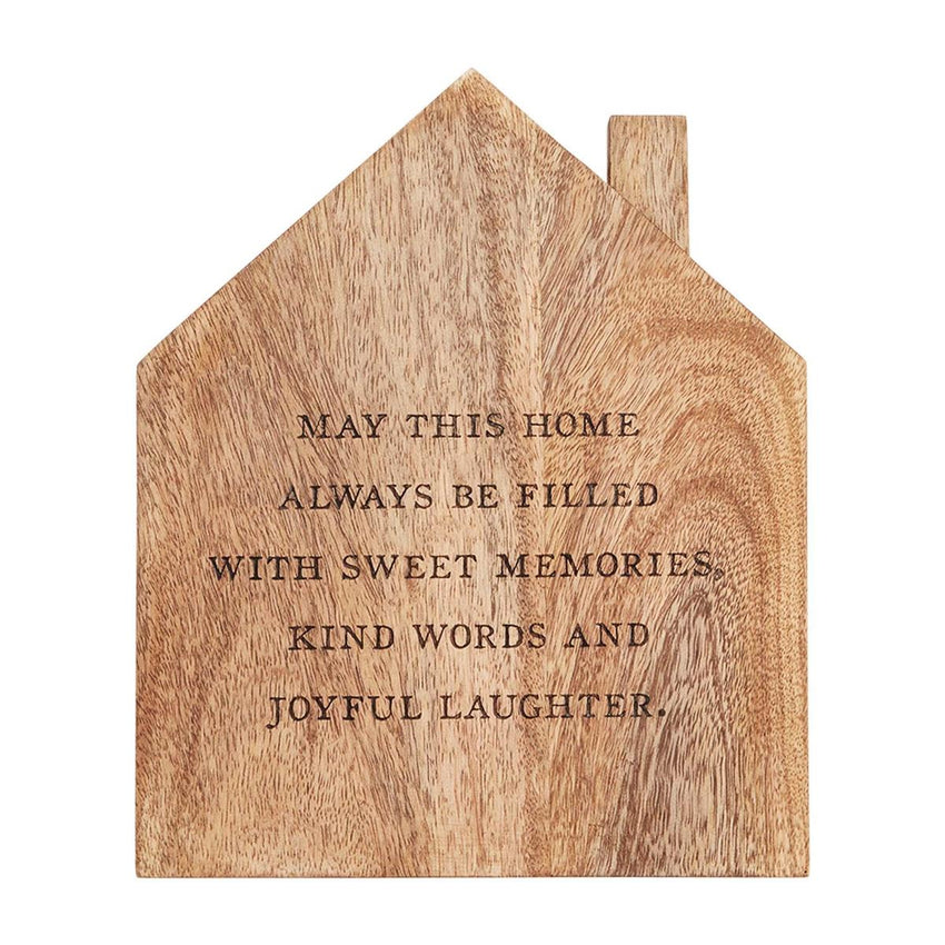 House Wooden Trivet - Cute Housewarming or Couple Gift