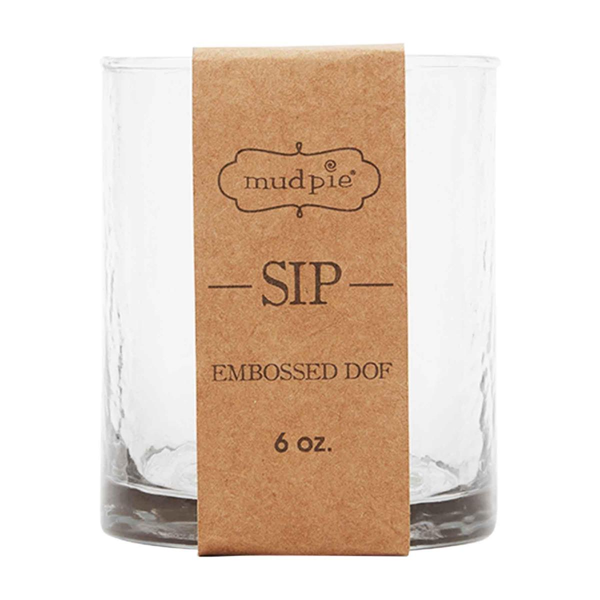 Double Old Fashioned Embossed Glass